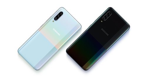 Trasera de los dos nuevos modelos Samsung Galaxy A90 5G.