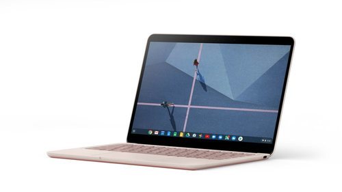 Pantalla LCD de 12.3 pulgadas y teclado silencioso para el Pixelbook Go.