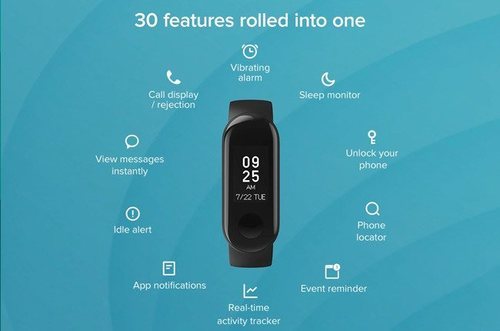 Las funciones de la Xiaomi Mi Smart Band 3i.