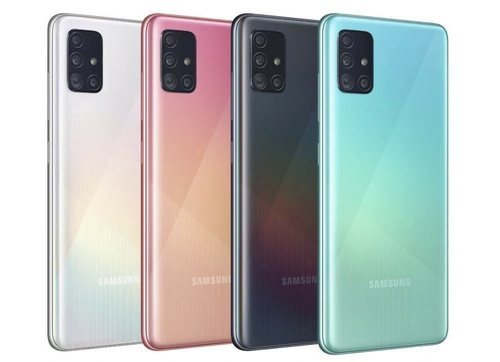 En su diseño, el Galaxy A51 destaca por un módulo de cámaras en L.