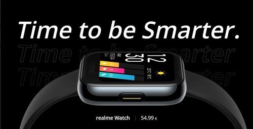 Así luce (con precio incluido) el Realme Watch.