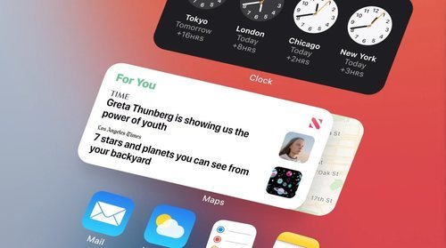 Los widgets de Apple ya son una realidad.