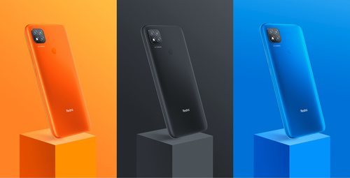 Los tres colores de los Redmi 9C y 9C NFC.