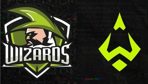 El logo de Wizards antiguo (izquierda) y el actual (derecha).