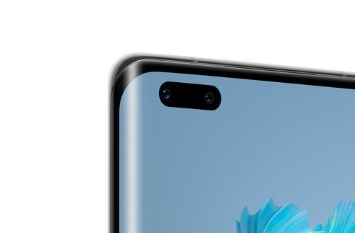 Los bordes más curvados y el doble agujero en pantalla complementan el Huawei Mate 40 Pro y Mate 40 Pro+.