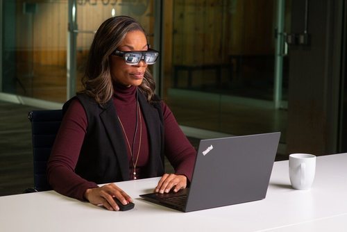 Las gafas Lenovo ThinkReality A3 están pensadas para un entorno laboral.