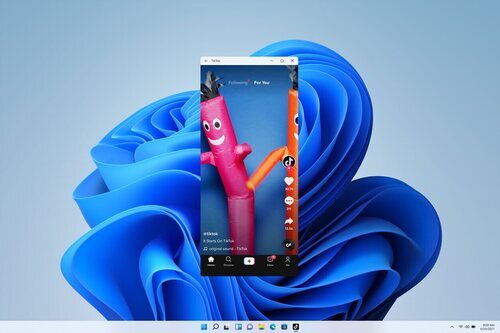 Grabar un TikTok desde el portátil será posible en Windows 11.