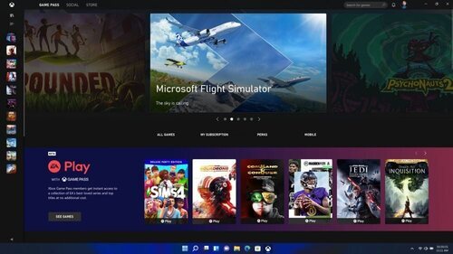 Game Pass estará disponible en Windows 11.